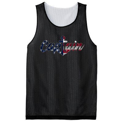 Captain Sailing Boat Sailing Captain Mesh Reversible Basketball Jersey Tank