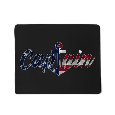 Captain Sailing Boat Sailing Captain Mousepad