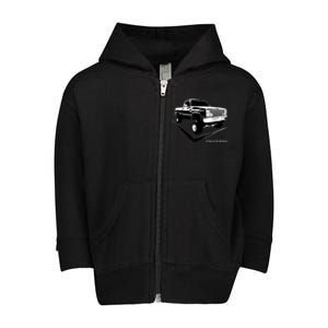 Classic Square Body Truck Squarebody Toddler Zip Fleece Hoodie