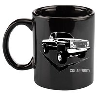 Classic Square Body Truck Squarebody 11oz C Handle Ceramic Mug