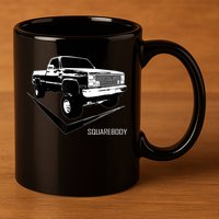 Classic Square Body Truck Squarebody 11oz C Handle Ceramic Mug