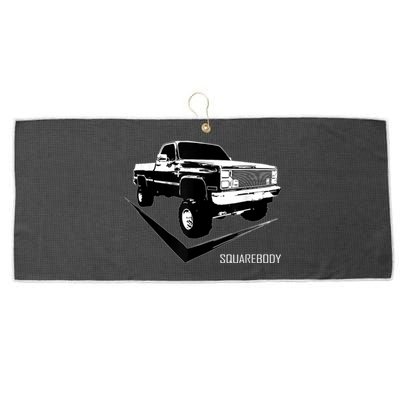 Classic Square Body Truck Squarebody Large Microfiber Waffle Golf Towel