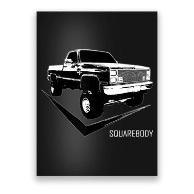 Classic Square Body Truck Squarebody Poster
