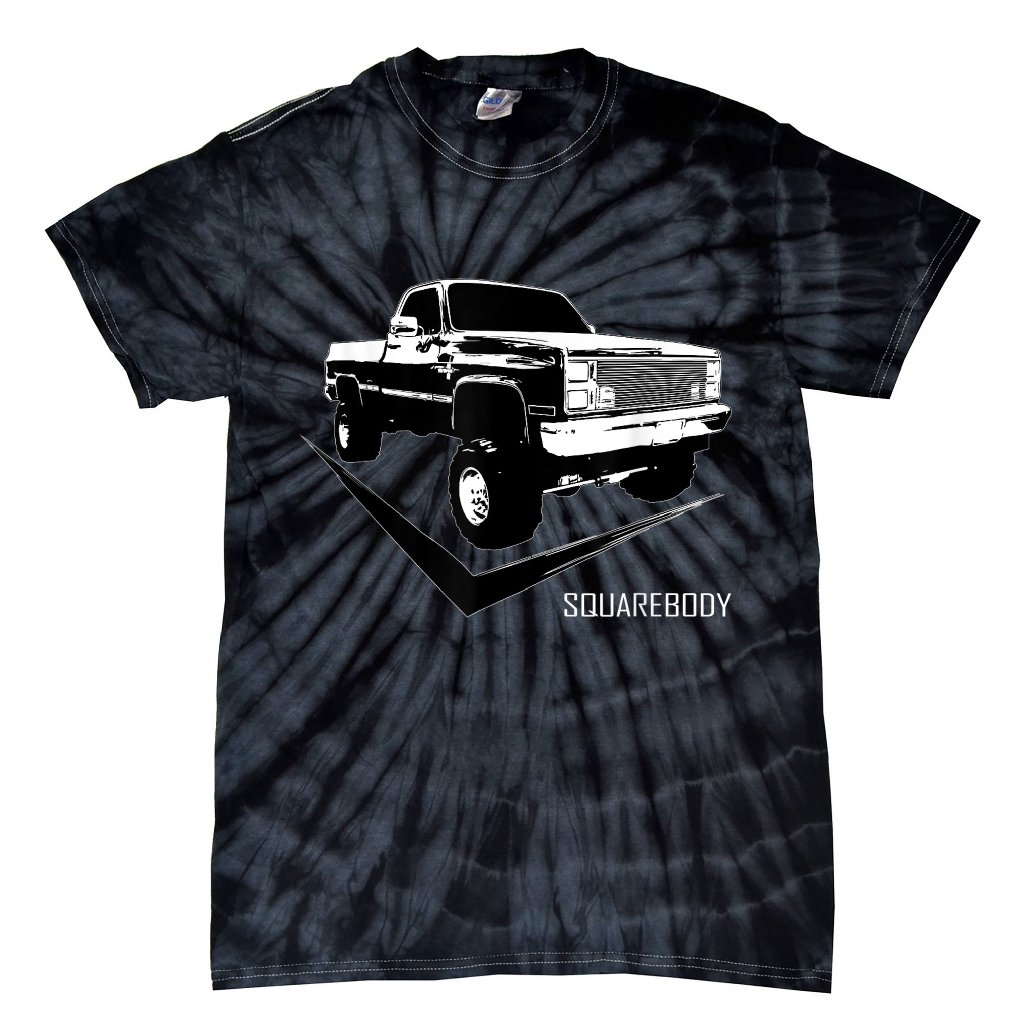 Classic Square Body Truck Squarebody Tie-Dye T-Shirt