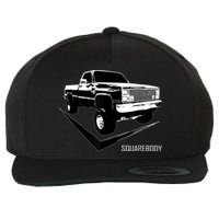 Classic Square Body Truck Squarebody Wool Snapback Cap