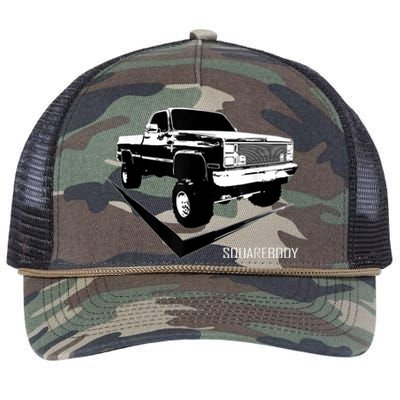 Classic Square Body Truck Squarebody Retro Rope Trucker Hat Cap