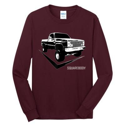 Classic Square Body Truck Squarebody Tall Long Sleeve T-Shirt