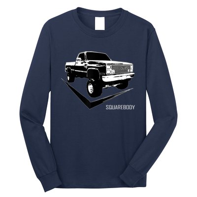 Classic Square Body Truck Squarebody Long Sleeve Shirt