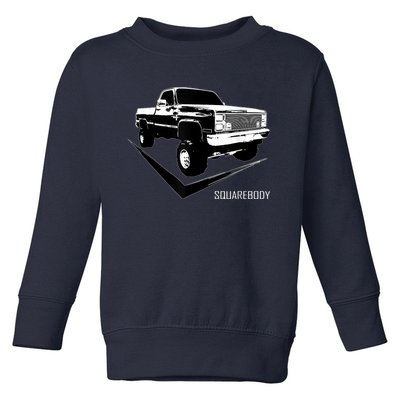 Classic Square Body Truck Squarebody Toddler Sweatshirt