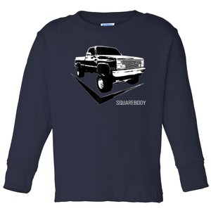 Classic Square Body Truck Squarebody Toddler Long Sleeve Shirt