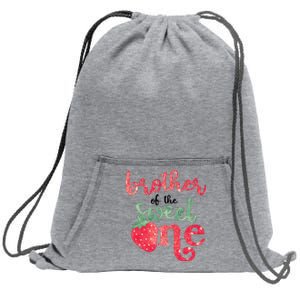 Cute Strawberry Brother Of The Sweet One Sweatshirt Cinch Pack Bag