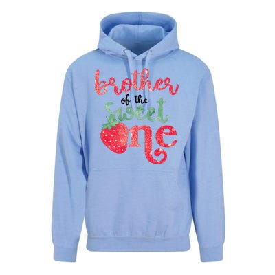 Cute Strawberry Brother Of The Sweet One Unisex Surf Hoodie