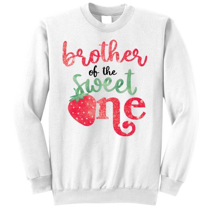 Cute Strawberry Brother Of The Sweet One Sweatshirt