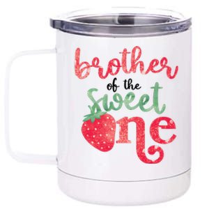 Cute Strawberry Brother Of The Sweet One 12 oz Stainless Steel Tumbler Cup