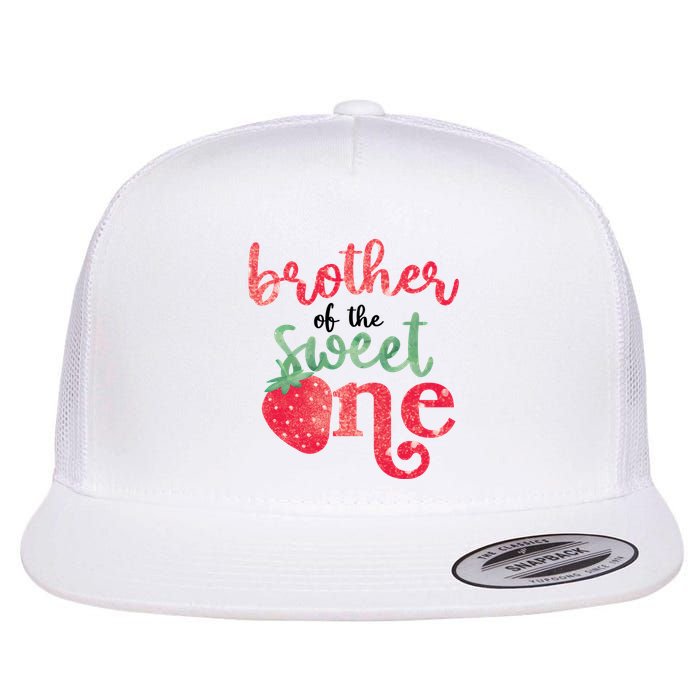 Cute Strawberry Brother Of The Sweet One Flatbill Hat
