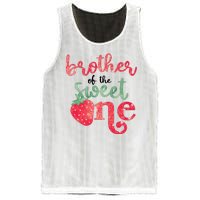 Cute Strawberry Brother Of The Sweet One Mesh Reversible Basketball Jersey Tank