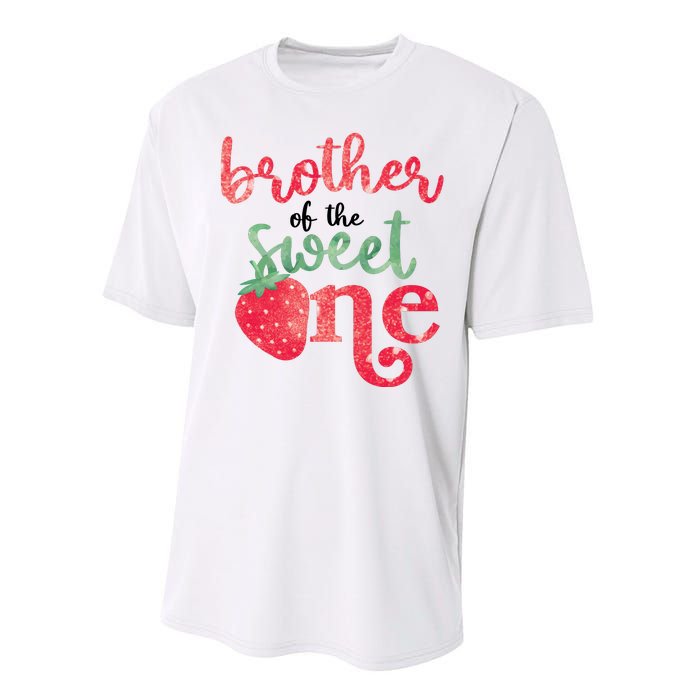 Cute Strawberry Brother Of The Sweet One Performance Sprint T-Shirt