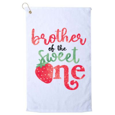 Cute Strawberry Brother Of The Sweet One Golf Towel
