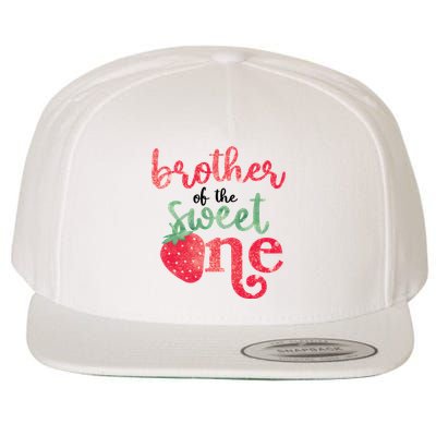 Cute Strawberry Brother Of The Sweet One Wool Snapback Cap