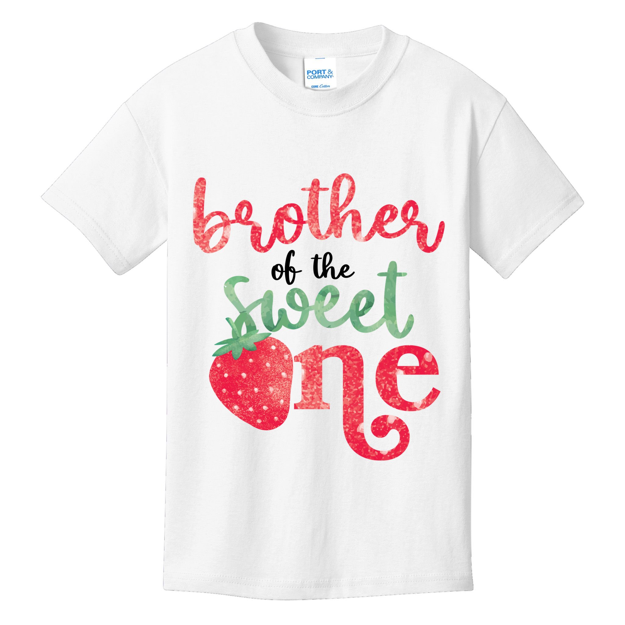 Cute Strawberry Brother Of The Sweet One Kids T-Shirt