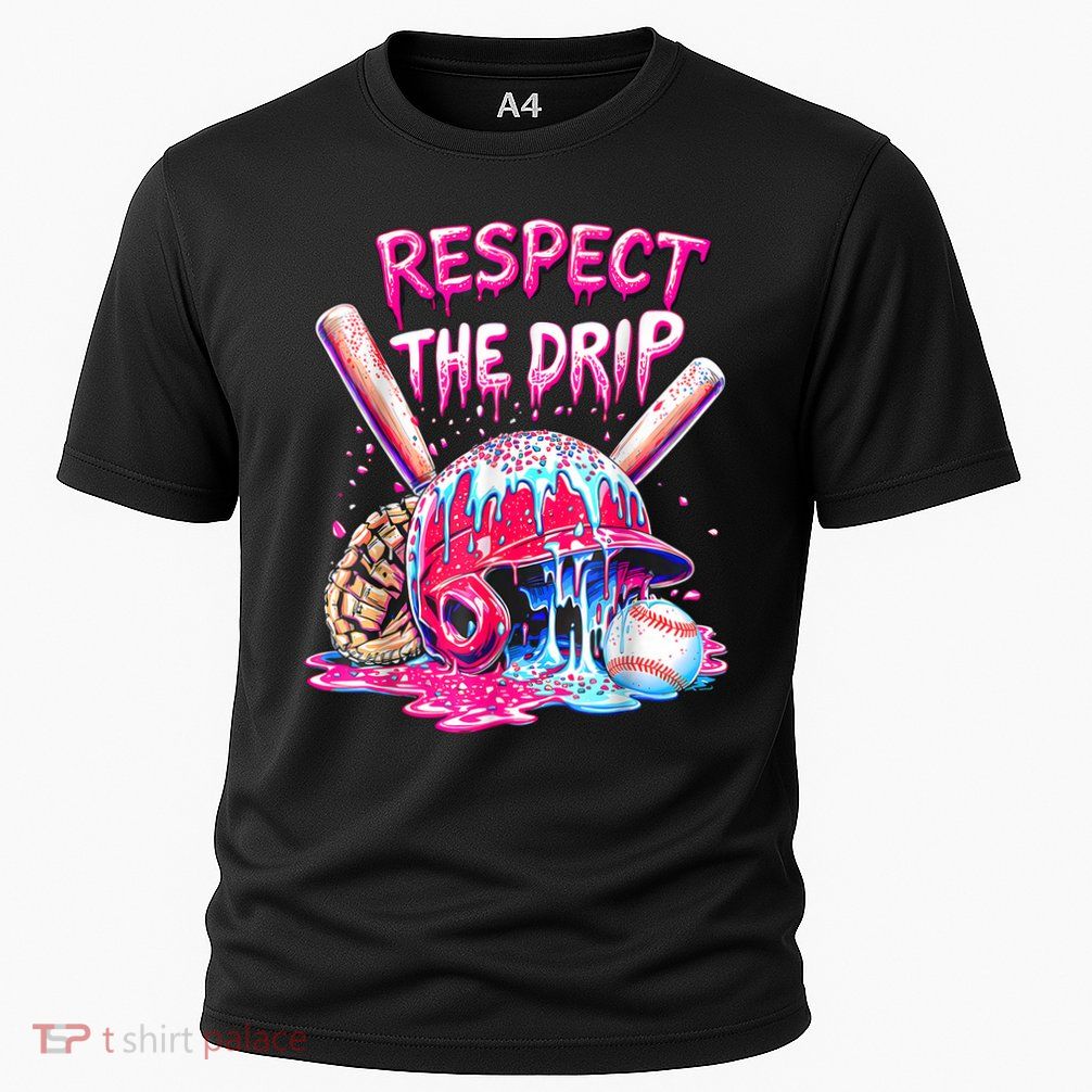 Cool Sport Baseball Home Plate Drip With Sprinkles Drip  Performance Shirt