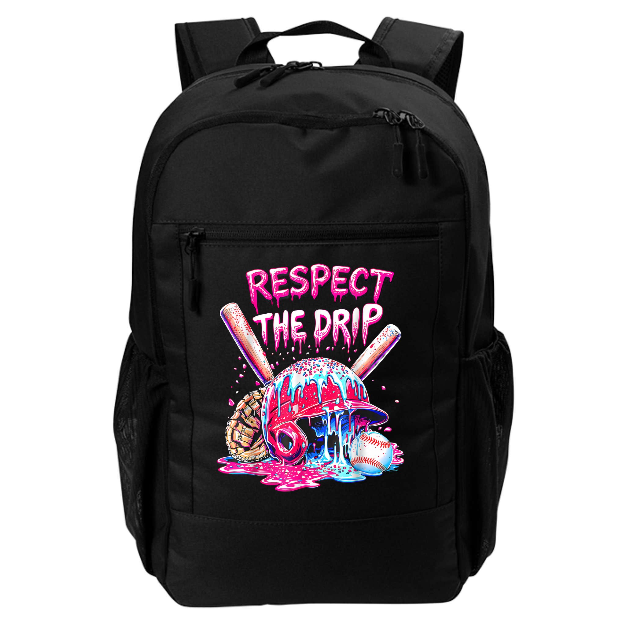 Cool Sport Baseball Home Plate Drip With Sprinkles Drip  Backpack
