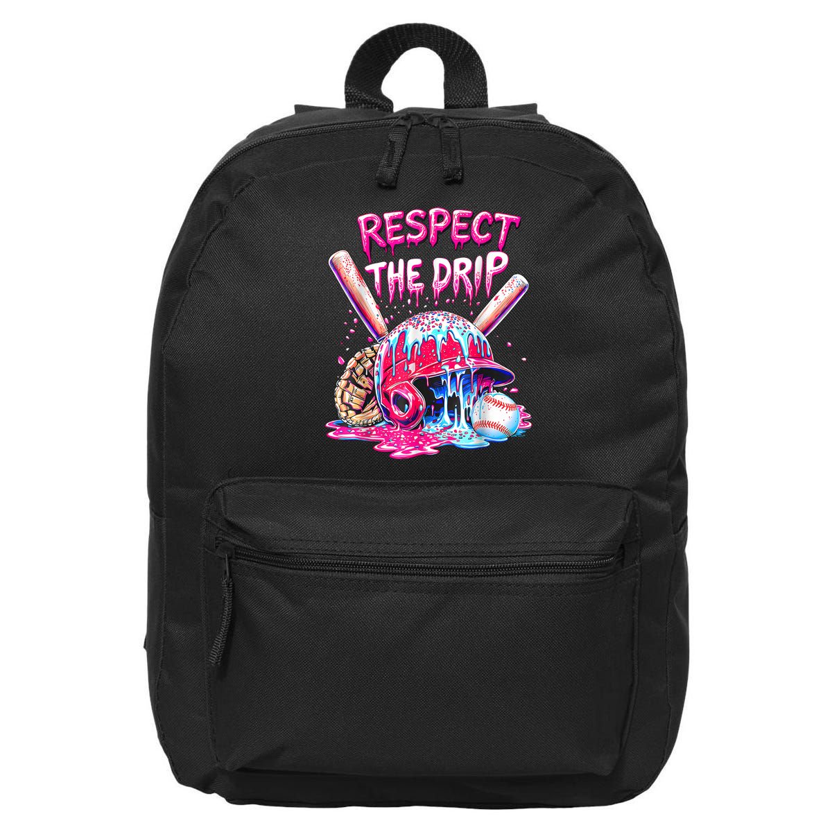 Cool Sport Baseball Home Plate Drip With Sprinkles Drip  16 in Basic Backpack