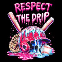 Cool Sport Baseball Home Plate Drip With Sprinkles Drip  16 in Basic Backpack