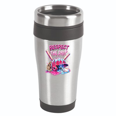 Cool Sport Baseball Home Plate Drip With Sprinkles Drip  16oz Travel Tumbler