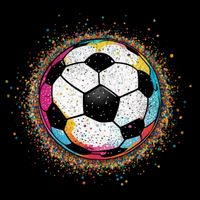 Colorful Soccer Ball Fan For Soccer Mom Cute Gift Mug
