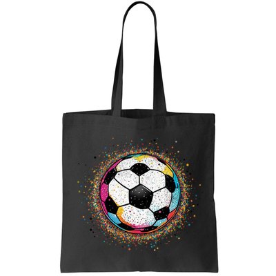 Colorful Soccer Ball Fan For Soccer Mom Cute Gift Bag