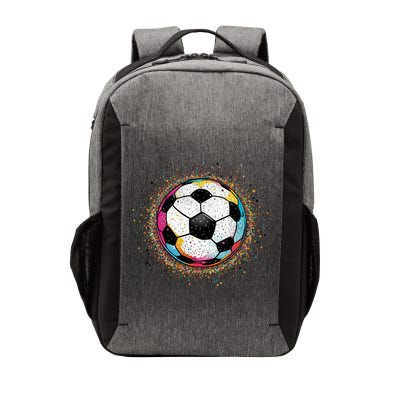 Colorful Soccer Ball Fan For Soccer Mom Cute Gift Vector Backpack