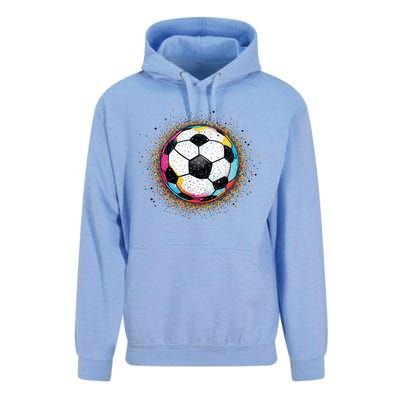 Colorful Soccer Ball Fan For Soccer Mom Cute Gift Unisex Surf Hoodie