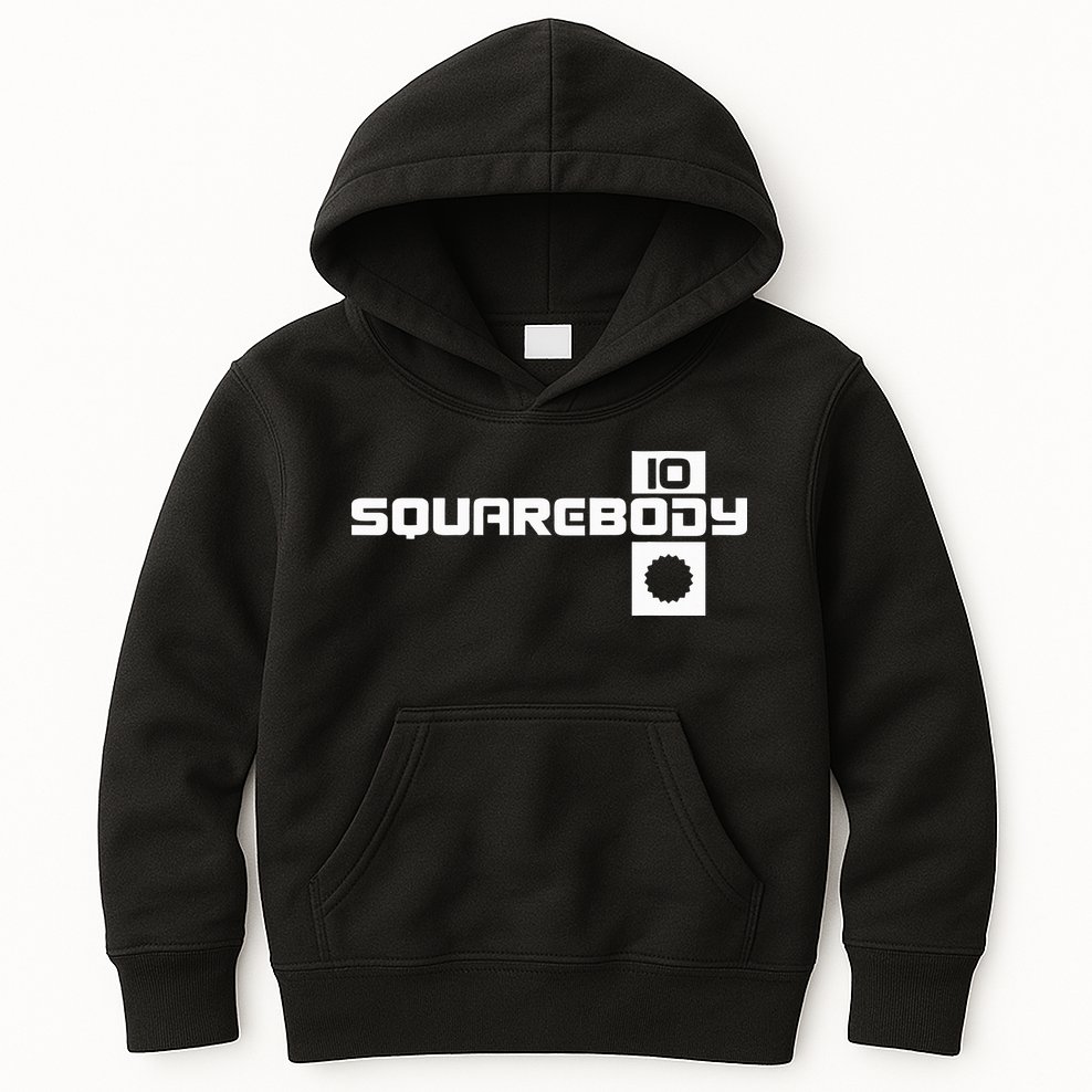 Classic Square Body Emblem C10 Truck Old School Truck Kids Hoodie