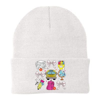 Coquette School Back To School Knit Cap Winter Beanie