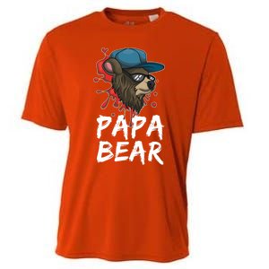 Cool Sunglasses Bear Daddy Animal Family Dad Papa Bear Gift Cooling Performance Crew T-Shirt