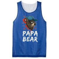 Cool Sunglasses Bear Daddy Animal Family Dad Papa Bear Gift Mesh Reversible Basketball Jersey Tank