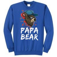 Cool Sunglasses Bear Daddy Animal Family Dad Papa Bear Gift Tall Sweatshirt