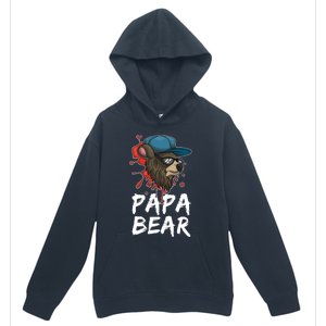 Cool Sunglasses Bear Daddy Animal Family Dad Papa Bear Gift Urban Pullover Hoodie