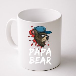 Cool Sunglasses Bear Daddy Animal Family Dad Papa Bear Gift Coffee Mug