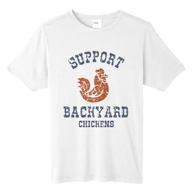 Chicken Support Backyard Casual Chicken Farming Tall Fusion ChromaSoft Performance T-Shirt