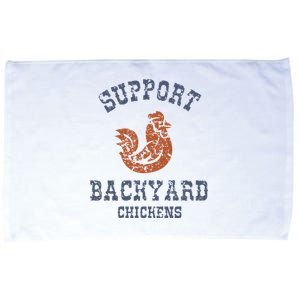 Chicken Support Backyard Casual Chicken Farming Microfiber Hand Towel