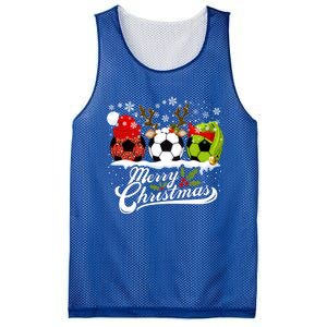 Christmas Soccer Ball Santa Hat Elf Reindeer Funny Xmas Gift Mesh Reversible Basketball Jersey Tank