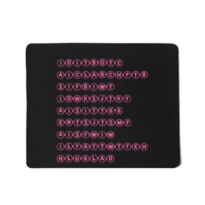 C.R.U.E.L S.U.M.M.E.R Bridge Friendship Bracelet Mousepad