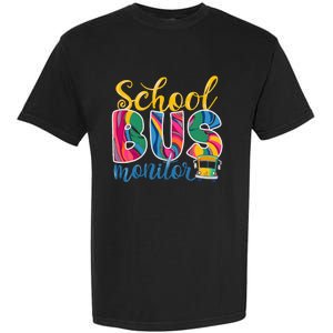 Cute School Bus Monitor Garment-Dyed Heavyweight T-Shirt