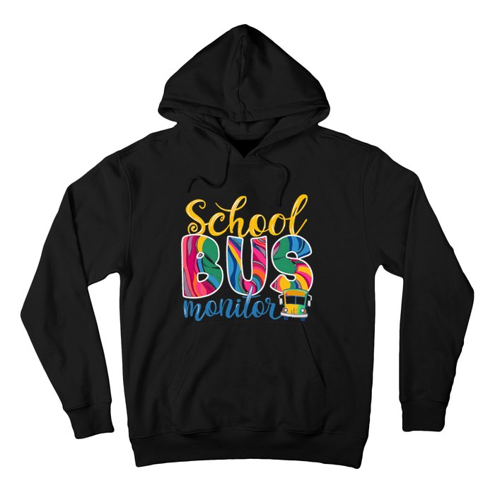 Cute School Bus Monitor Hoodie