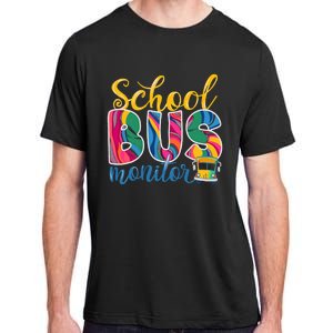 Cute School Bus Monitor Adult ChromaSoft Performance T-Shirt