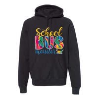 Cute School Bus Monitor Premium Hoodie