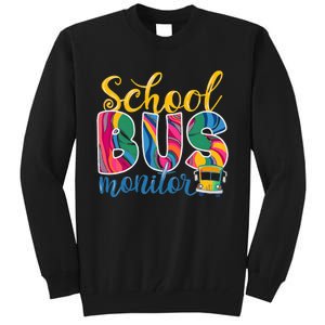 Cute School Bus Monitor Tall Sweatshirt