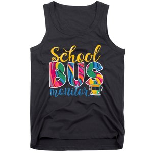 Cute School Bus Monitor Tank Top